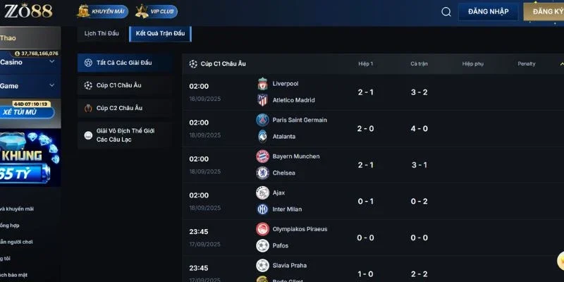 Phân tích trận đấu để dự đoán tỷ số